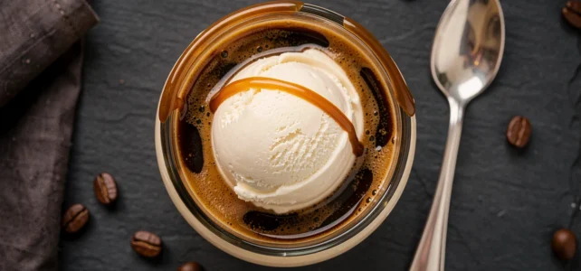 Affogato revisité : la recette cocktail gourmande au Kahlúa et glace vanille Affogato revisité : la recette cocktail gourmande au Kahlúa et glace vanille